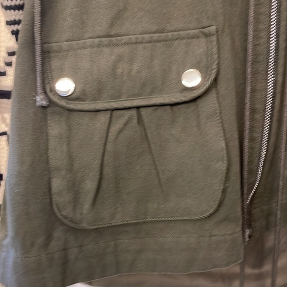 NWT Fate Army Jacket with Southwest knit sleeves - Picture 5 of 9